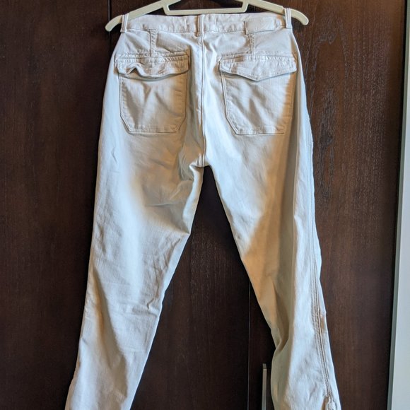 Mavi Ivy Slim Cargo Pants Antique White - Picture 7 of 10